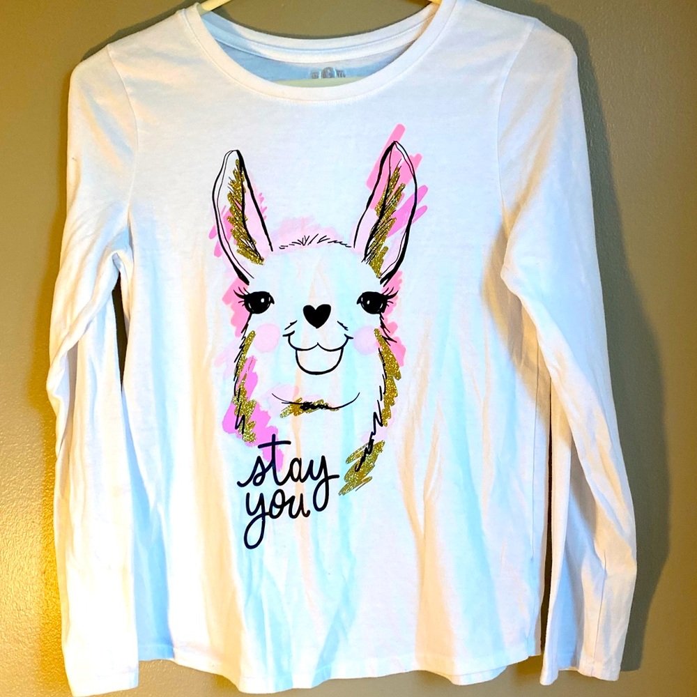 Girls SO Lama graphic tee
